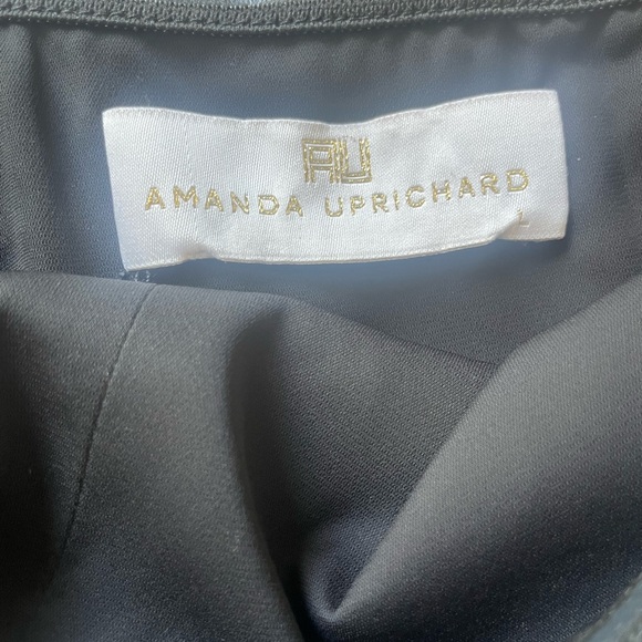 Amanda Uprichard Topanga Jumpsuit in Black. Size Large. - Picture 3 of 4